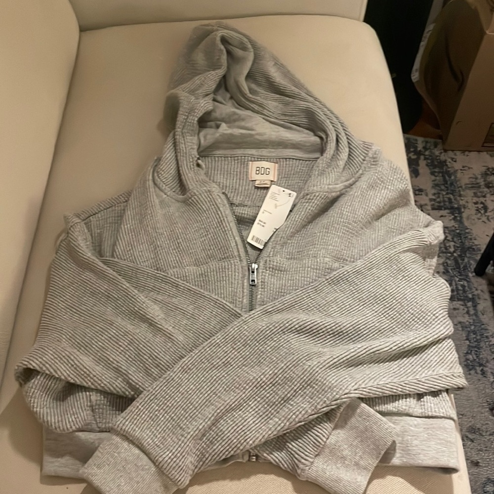 UO BDG waffle knit jacket